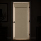 Rideau de porte thermique et occultant, coloris crème
