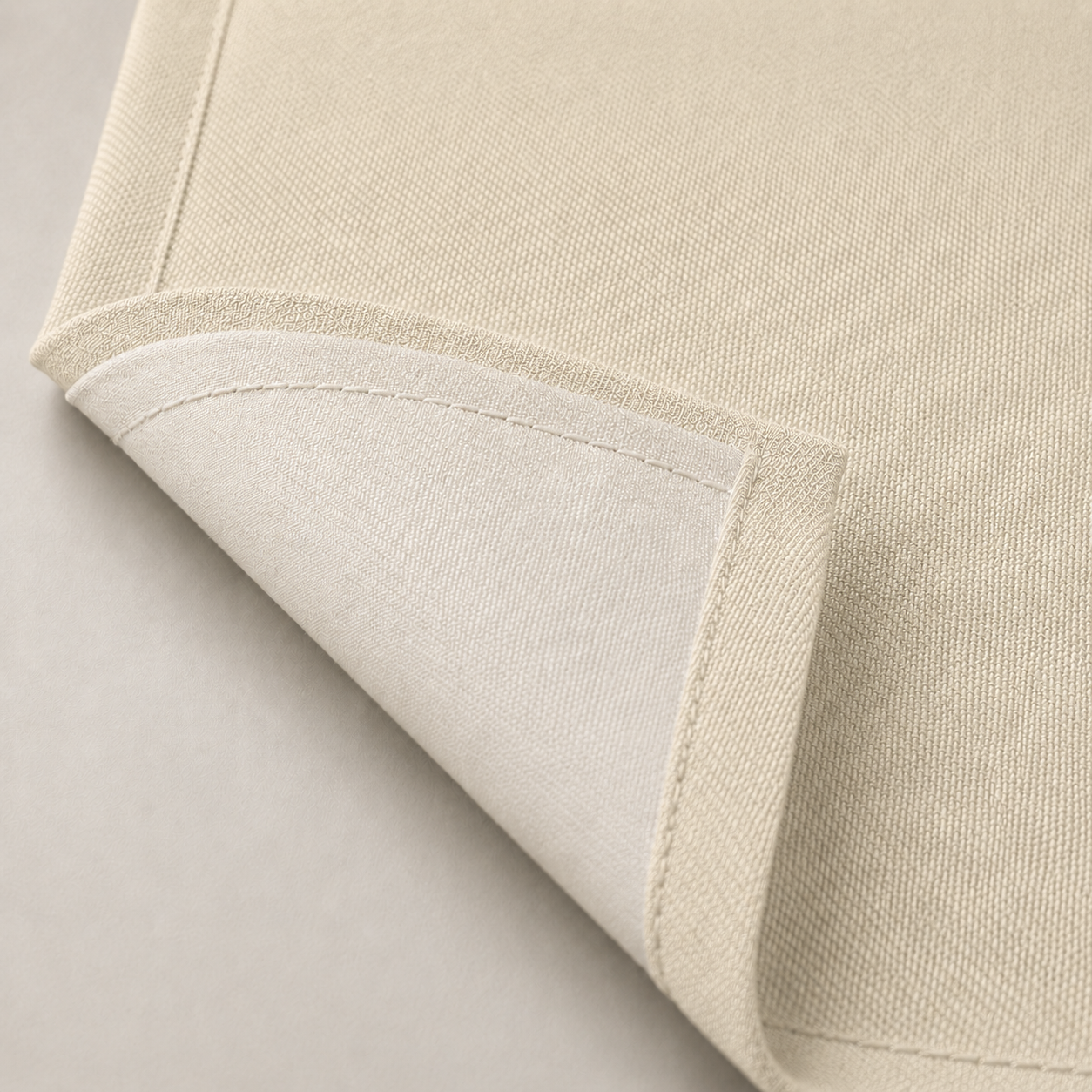 Rideau de porte thermique et occultant, coloris crème