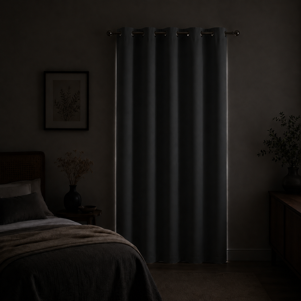 Avec le Boréal gris — Rideau thermique occultant Boréal — Gris