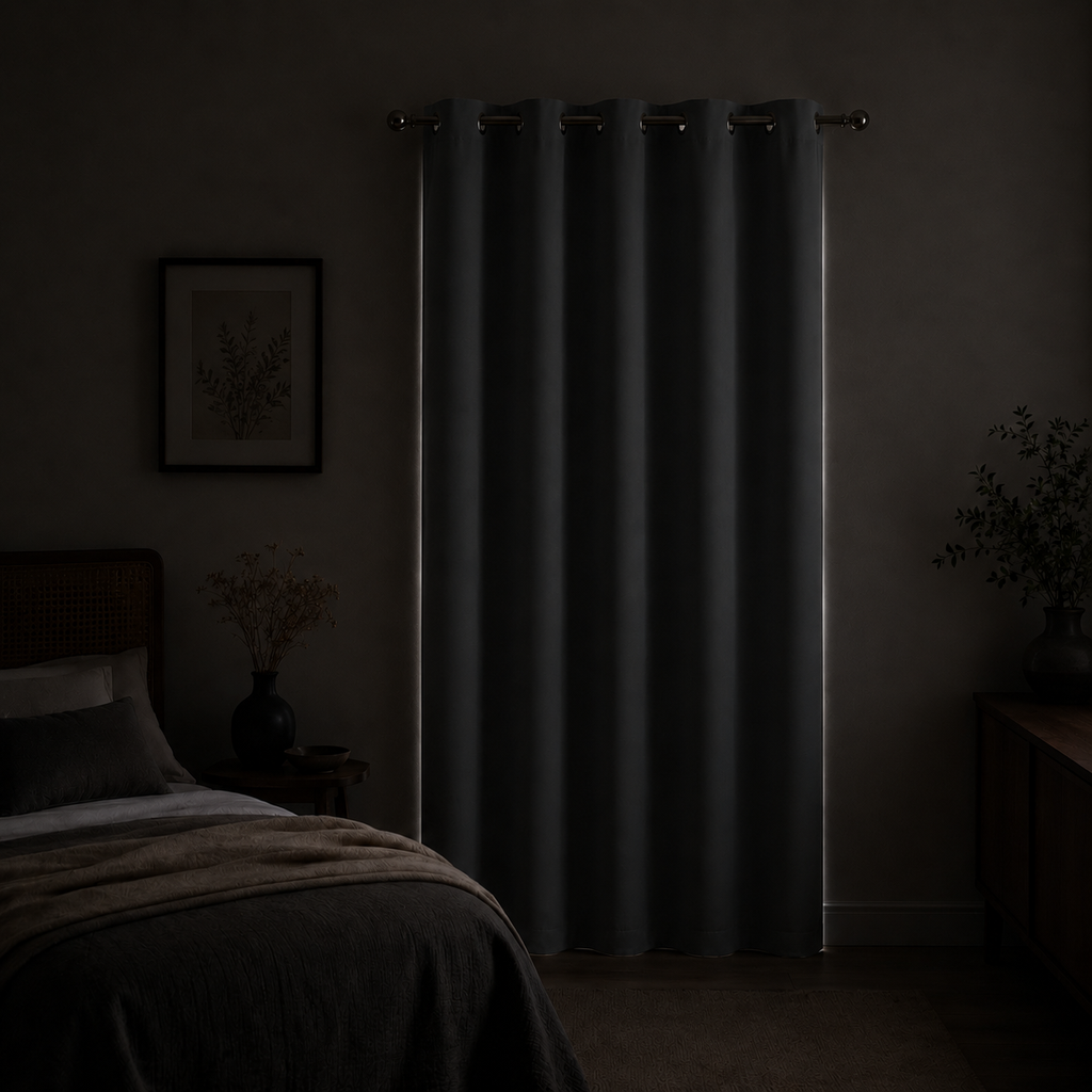 Rideau thermique occultant Boréal — Gris