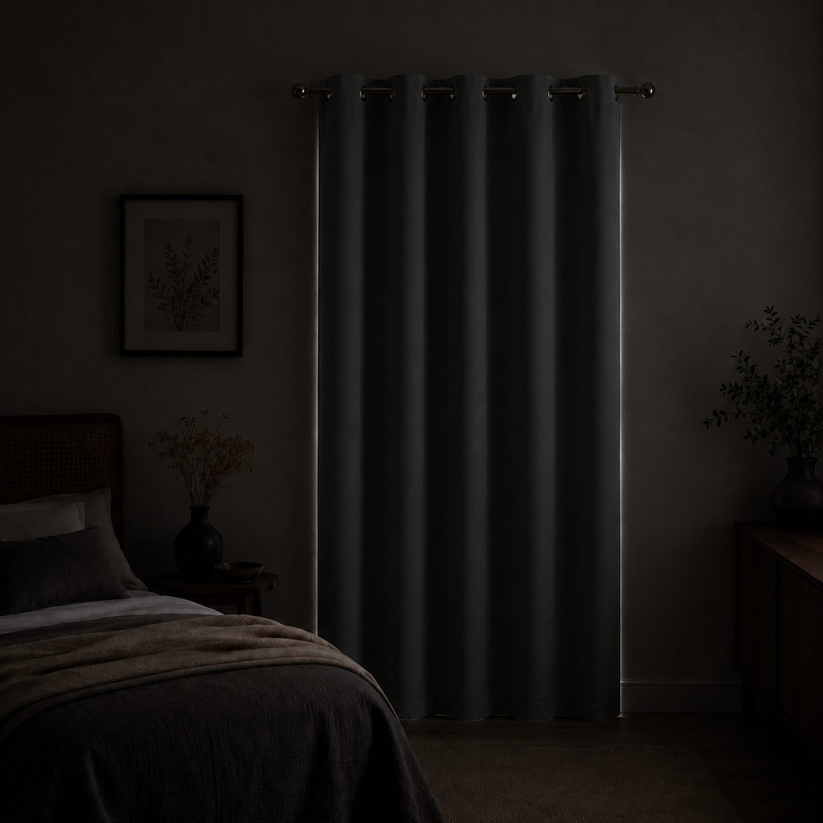 Rideau thermique occultant Boréal — Gris